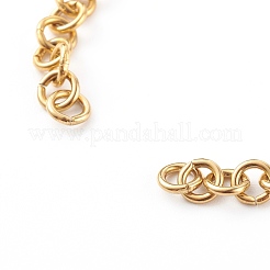 Herstellung von Rolo-Kettenarmbändern aus Edelstahl 304&nbsp;AJEW-JB00939