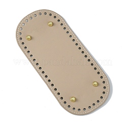Borse ovali in pelle sintetica per maglieria all'uncinetto pad per modellare il fondo delle unghie&nbsp;DIY-WH0349-26LG-08