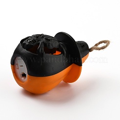 Halloween Harz LED Kürbis Kürbislaterne Lichtlan&nbsp;AJEW-Z004-02B