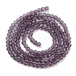 Nachahmung österreichischer Kristall 5301 Doppelkegelperlen&nbsp;GLAA-S026-2mm-03
