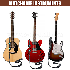 Tracolla regolabile per chitarra in pelle PU&nbsp;AJEW-WH20128-067