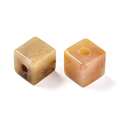 Natürliche Topas Jade europäischen Perlen&nbsp;G-N345-07A-09