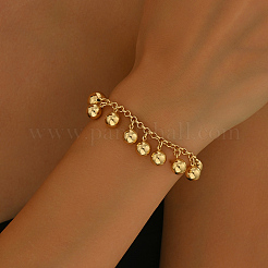 Bracelets à breloques vintage en perles rondes en fer&nbsp;MW7746