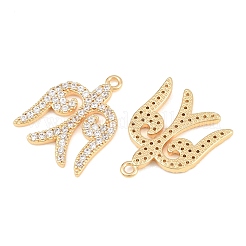 Messing micro pave klare zirkonia anhänger&nbsp;CU-CBA7BFE-02B-G