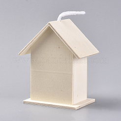 Nichoir en bois inachevé&nbsp;HJEW-WH0006-10