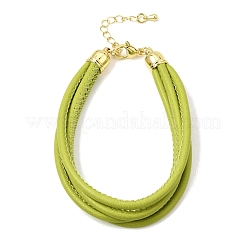 Braccialetti in pelle microfibra e cordino multistrato&nbsp;FB-CBA983F-01G