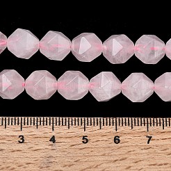 Natürlichen Rosenquarz Perlen Stränge&nbsp;G-Z119-A41-03