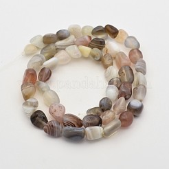 Natur Botswana Achat Bead Stränge&nbsp;G-P070-52