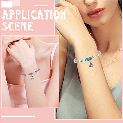 DIY-Set zur Herstellung von Armbändern aus Polymer-Ton mit Strassperlen&nbsp;DIY-SC0029-07