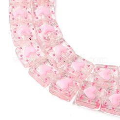 Valentinstag handgefertigte Bunte Malerei-Emaille-Perlenstränge&nbsp;LAMP-A001-D04-1