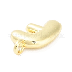 Pendentifs en forme de ballon en laiton plaqué or&nbsp;KK-C050-01G-F