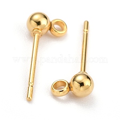 Boucles d'oreilles à tige en acier inoxydable chirurgical 316&nbsp;STAS-E026-3G