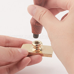 Wachssiegel Messing Stempelkopf&nbsp;AJEW-WH0215-041