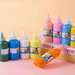 6 Stück leere Plastikflasche für Flüssigkeiten&nbsp;DIY-LP0001-63