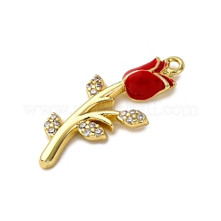 Pendentifs avec zircon cubiques à micro-pavés en laiton&nbsp;KK-C119-18C-01