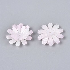 Capuchons de perles acryliques en forme de fleur&nbsp;SACR-T017-50C