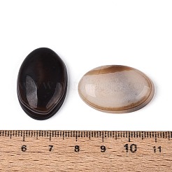 Natürliche graue Achat-Cabochons (gefärbt und erhitzt)&nbsp;G-N361-05B-02
