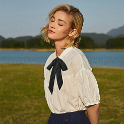 2 Stück Chiffon-Krawatten für Damen&nbsp;AJEW-SP0003-52A