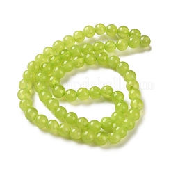 Fili di perline di calcite verde naturale&nbsp;GG-NH0008-A01-6mm-02
