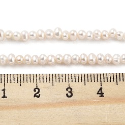 Brins de perles de culture d'eau douce naturelles&nbsp;PEAR-C003-06F