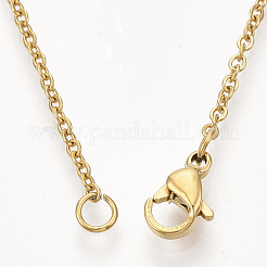 Fabricación de collares con cadena de cable de acero inoxidable 304&nbsp;STAS-T040-PJ209-2-46