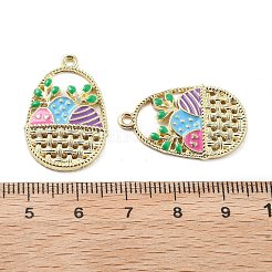 Pendentifs en alliage d'émail de pâques&nbsp;X-ENAM-E360-01G-02
