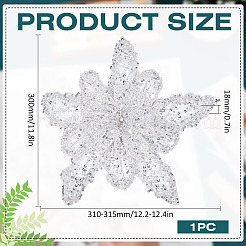 Broches à paillettes en polyester 3D pour sac à dos et vêtements&nbsp;JEWB-WH0030-63A