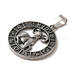 Ciondoli in acciaio inox 304&nbsp;STAS-C084-01C-AS