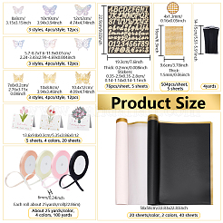 Ensembles de papier d'emballage pour bouquets à faire soi-même&nbsp;DIY-NB0015-10