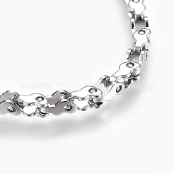 Bracciali a catena in acciaio inossidabile 304 anti-ossidazione&nbsp;BJEW-P239-11