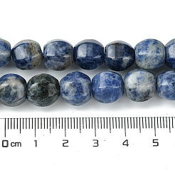 Natürliche blaue Fleck Jaspis Perlen Stränge&nbsp;G-H023-A07-01