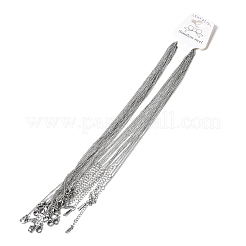 Collier à chaîne torsadée en acier inoxydable 304 de 12 mm (1.5 pièce) pour homme et femme&nbsp;NJEW-H093-17P-01