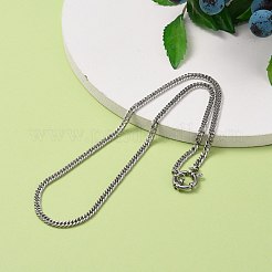Catene a maglie grosse in acciaio inossidabile 304 anti-ossidazione con taglio a diamante&nbsp;NJEW-JN03213-02