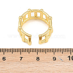 Manschettenringe aus Messing für Damen&nbsp;RJEW-Z113-11G