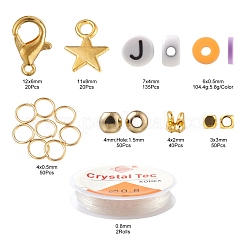Kits para hacer pulseras con cuentas heishi de arcilla polimérica diy&nbsp;DIY-FS0002-30