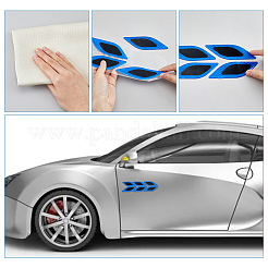 3 set di 3 strisce adesive anticollisione in resina a forma di foglia per la protezione della portiera dell'auto&nbsp;STIC-FH0001-15B