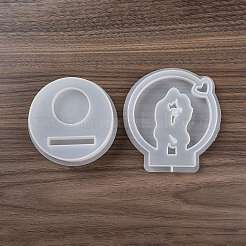 Moules en silicone bricolage bougeoir&nbsp;LS-DIY-K073-11B