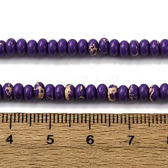 Gefärbte synthetische imperiale Jaspisperlenstränge&nbsp;G-F804-A01-01