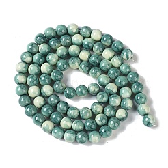 Brins de perles de verre de peinture de cuisson&nbsp;GLAA-H031-01C-07