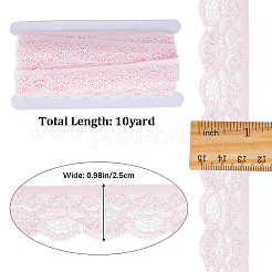10 Yard elastischer Spitzenbesatz aus Polyester&nbsp;OCOR-WH0086-04A