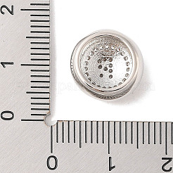 Placage en rack pendentifs en laiton et zircone cubique&nbsp;KK-Z047-07P-R-RS