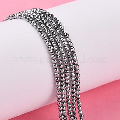 Non magnetici perle ematite sintetico fili&nbsp;X-G-G093-3mm