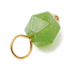 Facettierte natürliche gemischte Edelstein Sternschliff runde Charms&nbsp;PALLOY-JF02723-02