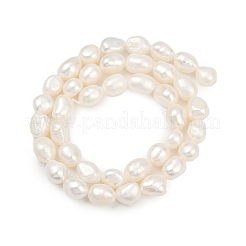 Brins de perles de culture d'eau douce naturelles&nbsp;PEAR-P064-20C-05A