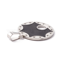Colgantes de esmalte de acero inoxidable 304&nbsp;STAS-P302-06P