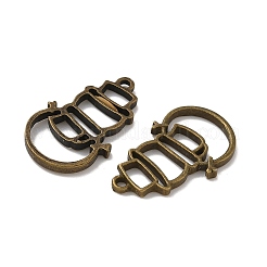 Pendentifs de lunette ouverte en alliage&nbsp;PALLOY-R098-47AB