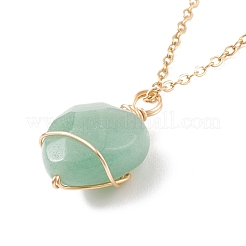 Pietra preziosa delle collane del pendente del cuore&nbsp;NJEW-JN03896
