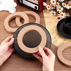 Anillo espaciador de madera para altavoz de coche.&nbsp;DIY-WH0430-396A