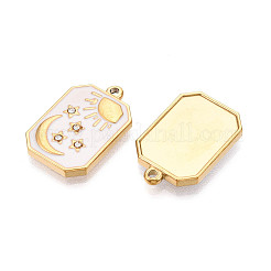 Pendentifs en acier inoxydable 304 avec placage ionique (IP)&nbsp;X-STAS-N107-06A-G