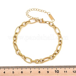 Gliederkettenarmbänder aus 304 Edelstahl für Damen&nbsp;BJEW-A161-01C-G
